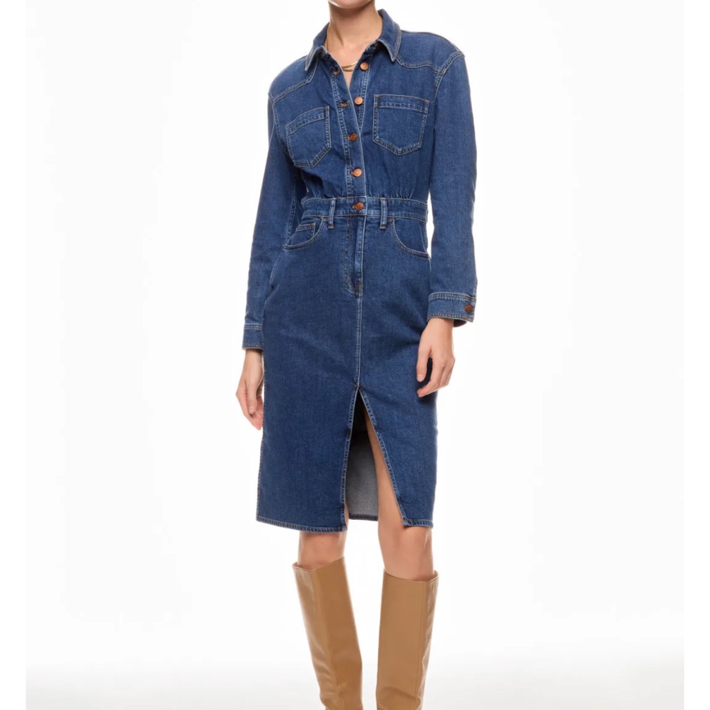 Madewell Blue Denim Dress